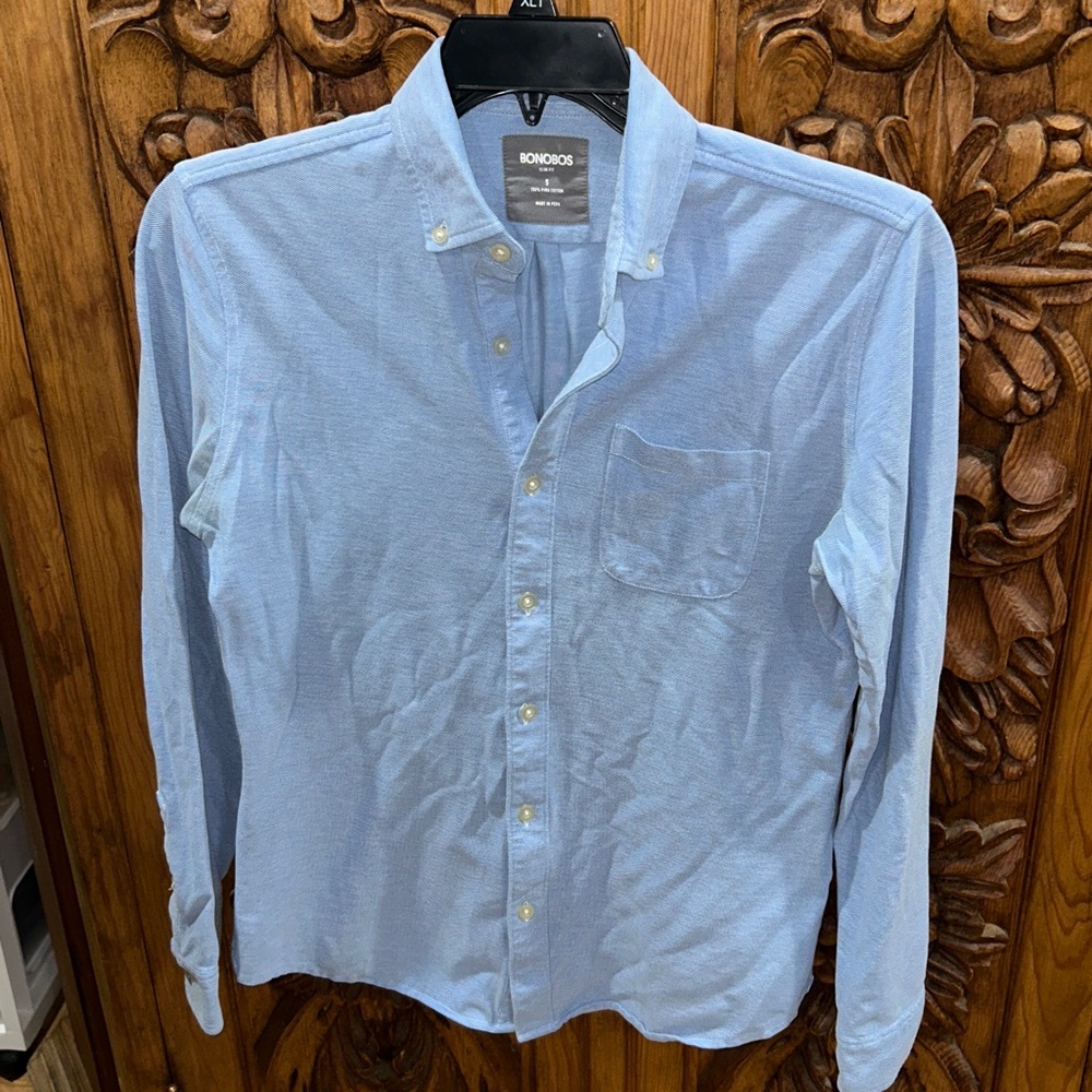 EUC Bonobos slim fit small pima cotton shirt